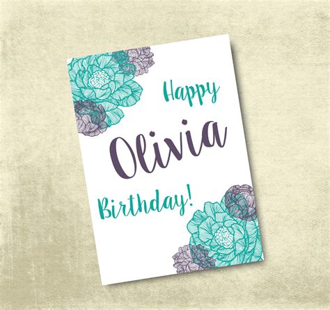 Custom Birthday Cards Printable Printable Birthday Cards