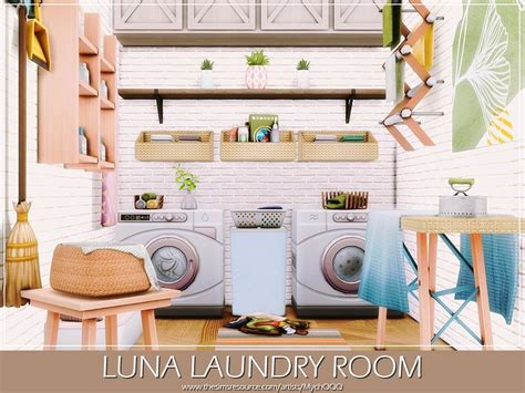 Sims 4 Cc Laundry Room Set