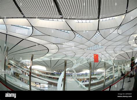 The Inside View Of Beijing Daxing International Airport Which Ranks