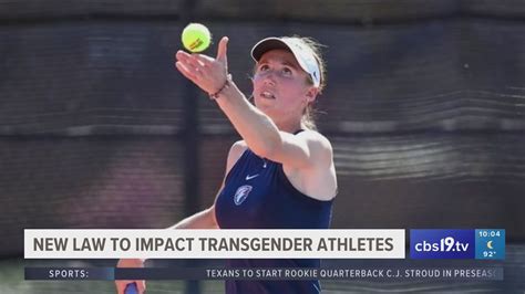 Former Texas College Athlete Speaks On Transgender Law Cbs19tv