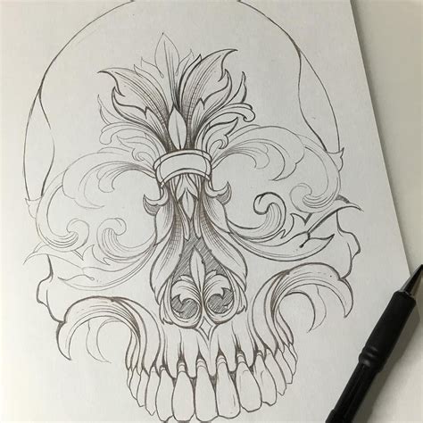 How To Draw Tattoos On Paper Step By Step