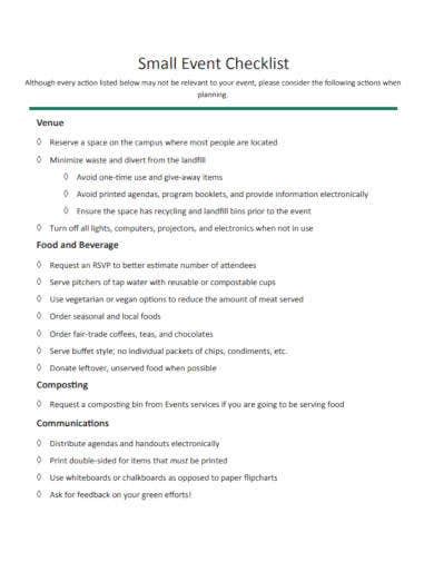 event checklist templates  google docs word pages