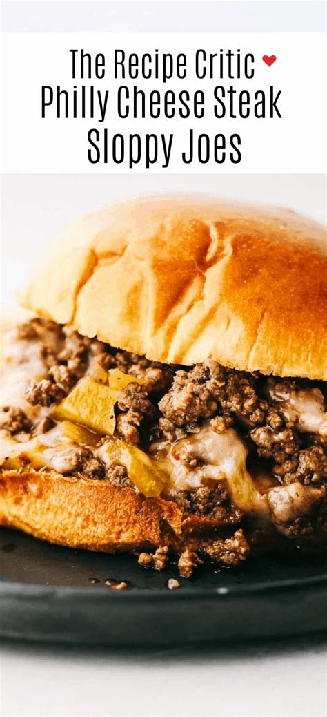 Philly cheesesteak sloppy joes are a fun variation to classic sloppy joes! Philly Cheese Steak Sloppy Joes | The Recipe Critic