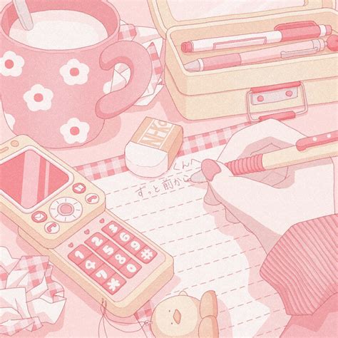 Kawaii Soft Aesthetic Pink Anime Background Aesthetic Pink Anime The