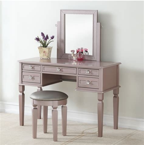 Vanity Set With Mirror Stool Choose Your Favorite Color Casye