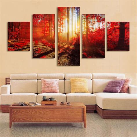 On Clearance My Way Frameless Canvas Wall Art Prints Pictures Modern