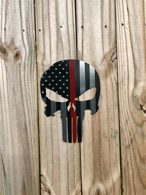 Firefighter Punisher Skull Shop For Metal Signs Liberty Metal And