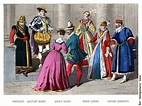 Costumes 1550 – 1580.