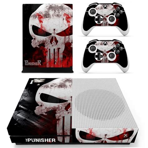 The Punisher Skin Sticker Decal For Microsoft Xbox One S Console And 2