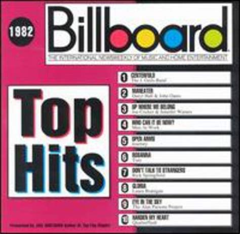 Billboard Top Hits 1982 Various Various Artists Amazonfr Cd Et Vinyles
