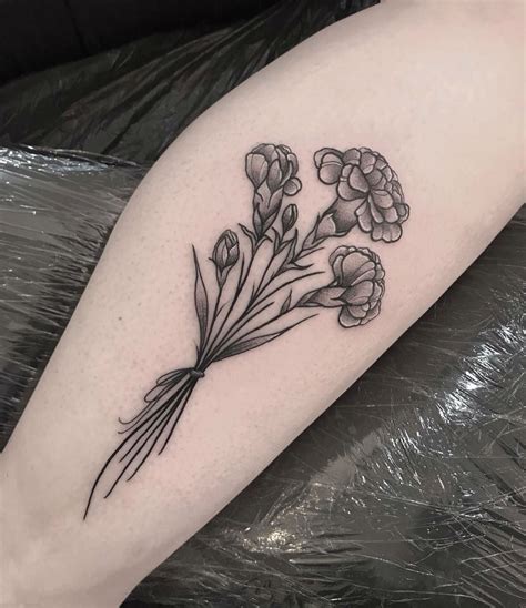 160 Best Carnation Flower Tattoo Designs With Meanings 2019 Tattoo