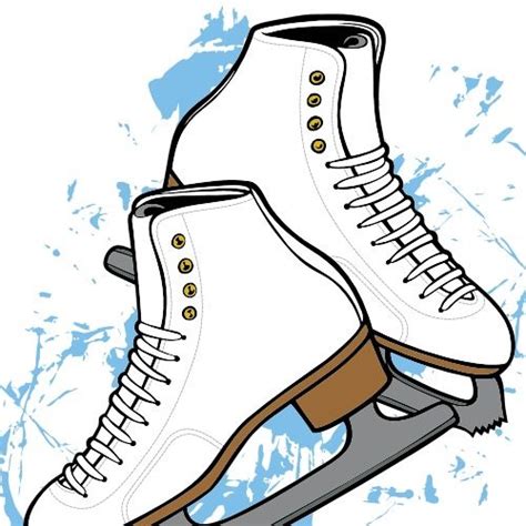 Ice Skating Clip Art Ice Skate Illustrations Royalty Free Vector