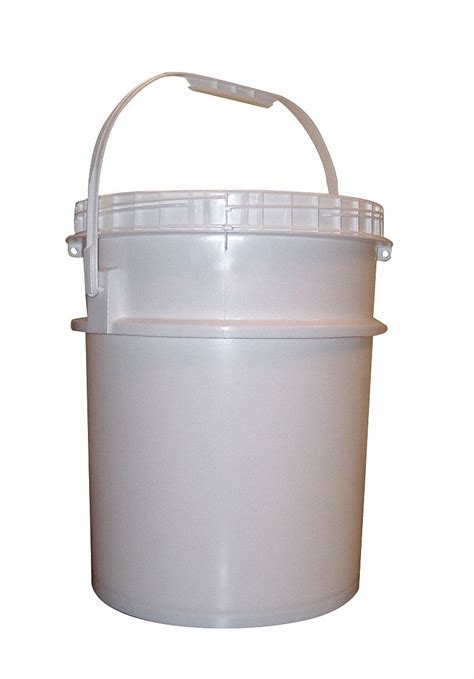 Grainger Approved Pail 5 Gal Open Head 12 In 14 12 In Overall Ht