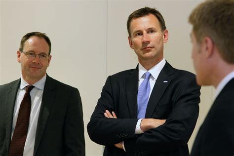 UK Secretary Of State For Health Jeremy Hunt And Dr Mark Flickr