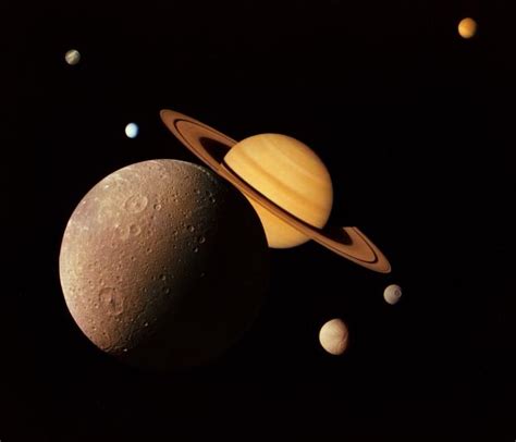 The Moons Of Saturn Universe Today