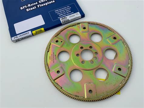 1835003 Prw Gold Series Flexplate 1 Piece Rear Main 168 Tooth Sbc V8
