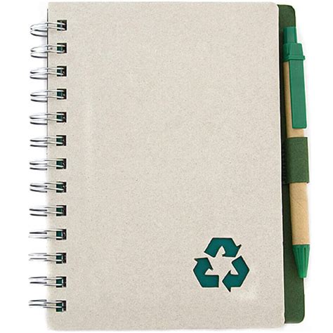 Recycle Pen And Notebook Brandability