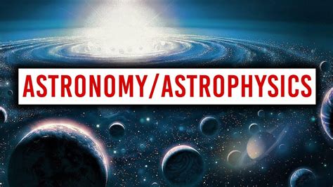 Space How To Get A Career In Astronomyastrophysics Youtube