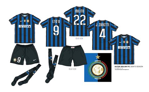 Football Teams Shirt And Kits Fan Inter Milan 2009 10 Home Kits Wop