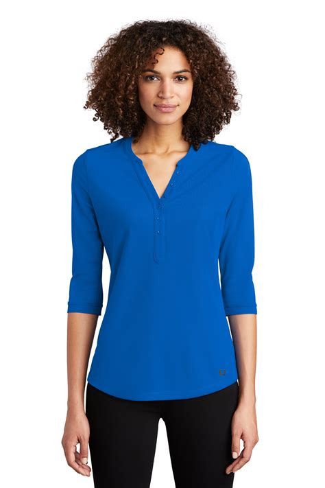 Ogio Embroidered Womens Jewel Henley Womens Apparel Queensboro