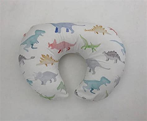 Nursing Pillow Cover Watercolor Dinosaurs Baby Toddler Feeding Covers