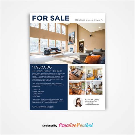 Luxury Real Estate Flyer For Sale Creativepentool Luxury Real Estate
