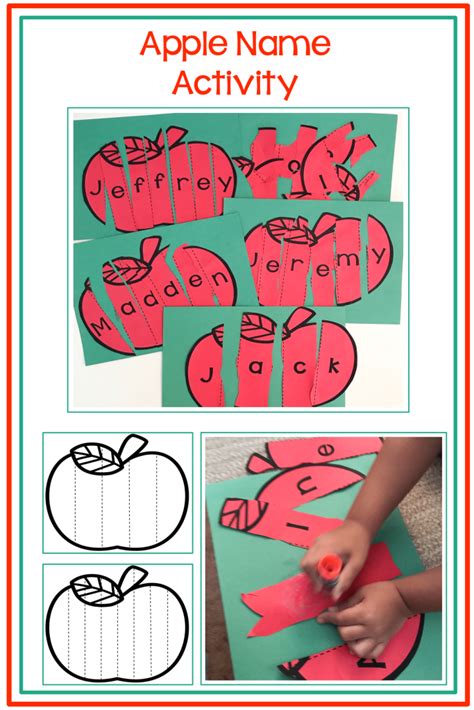 Preschool Apple Activities Preschool Apple Theme Preschool Names Pre