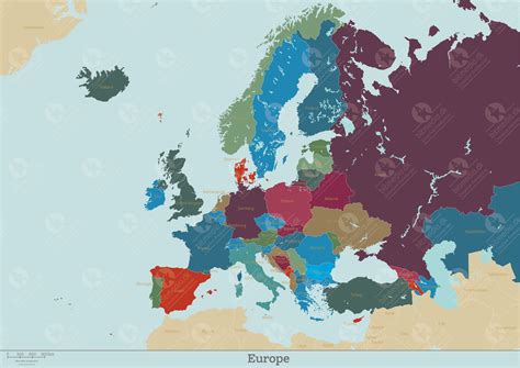 Europa Kort Kort