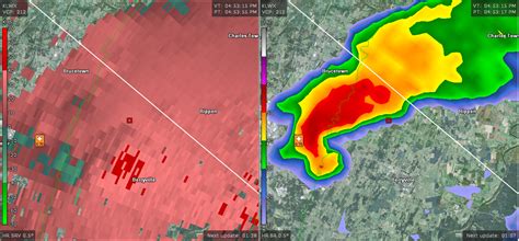 Beautiful Classic Hook Echo Supercell In Virginia Only Stayed This Way