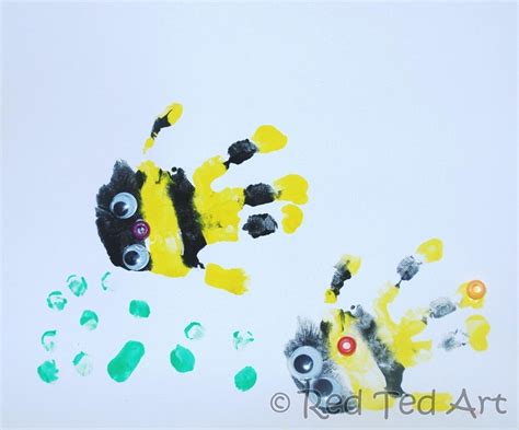 Handprint Alphabet B Is For Bee Bee Crafts For Kids Handprint