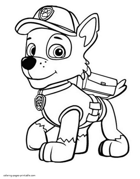 Paw patrol coloring pages birthday printable. Paw Patrol Coloring Pages To Print - NEO Coloring