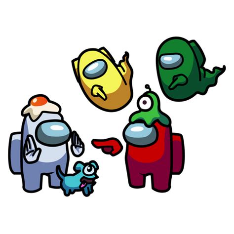 What are the among us characters called? Among Us Characters Suspects Sticker - Sticker Mania