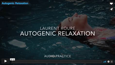 Autogenic Relaxation The Wellness Channel