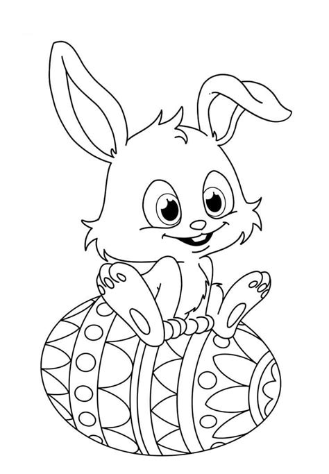 Easter Bunny Coloring Pages Free Coloring Pages