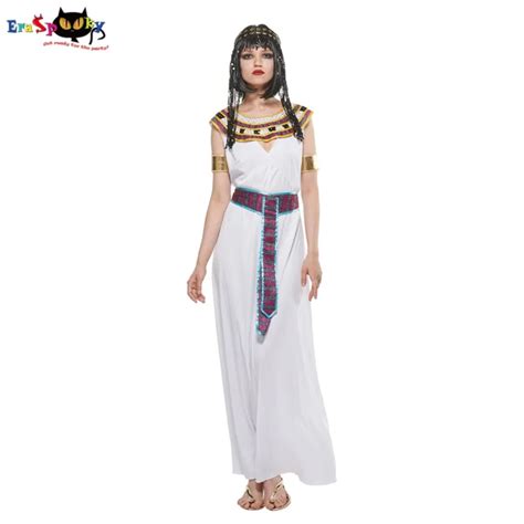 Ancient Egyptian Queen Cosplay Costume Women Pharaoh Halloween Party
