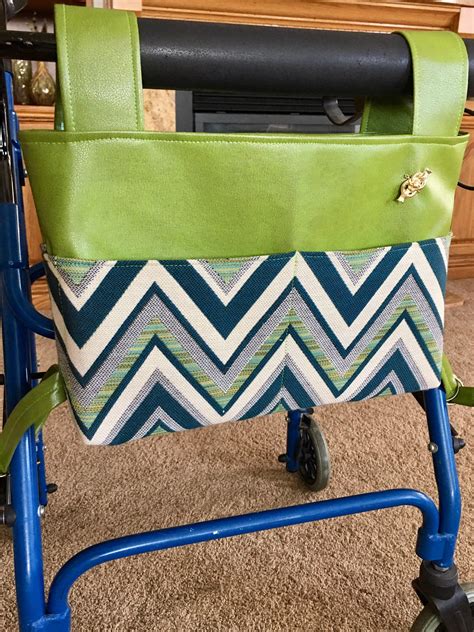 You can make your own to give as a gift using an old picture frame, a bit of twine, and some cute gift tags. Elegant walker bag Rollator mobility accessory gift for ...