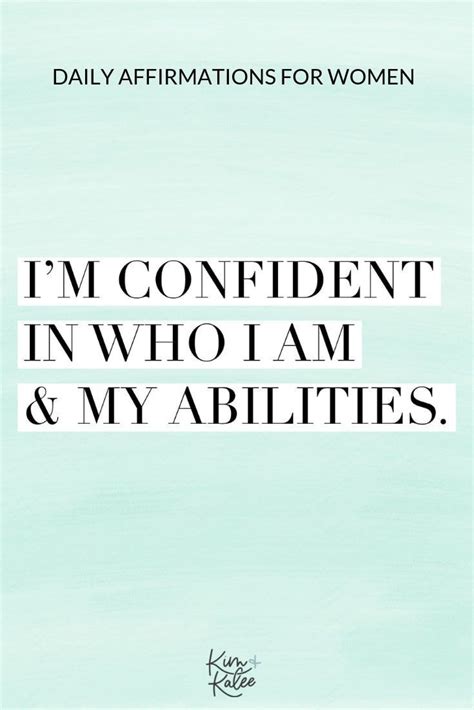 the best daily list of positive affirmations for women kim and kalee confidence