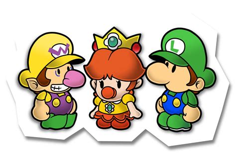 Paper Mario Babies 2 Mario Princess Daisy Princess Peach Super Mario