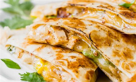 this seriously easy chicken quesadilla recipe is the perfect way to use up leftover chicken