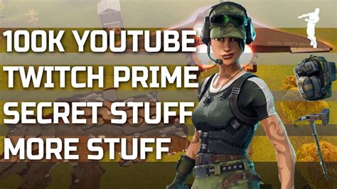 Thank You 100k Fortnite Prime Skins Announcements Youtube