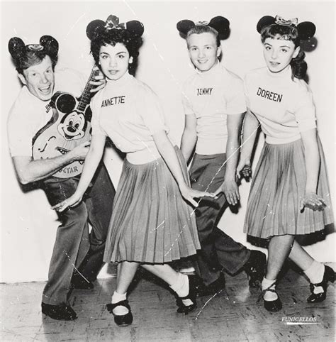 The Mickey Mouse Club 1955 1959 From Left Jimmie Dodd Annette