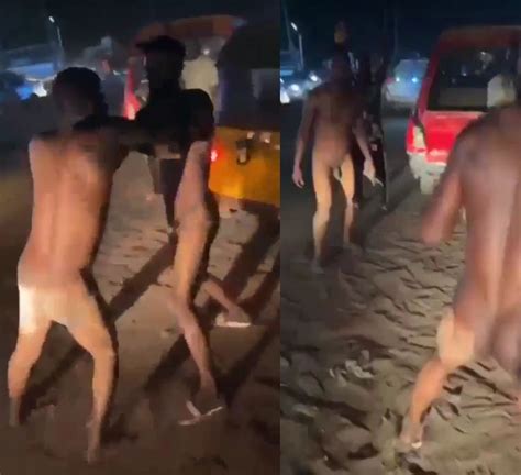 Nigerian Men Fighting Naked In Public Wow News