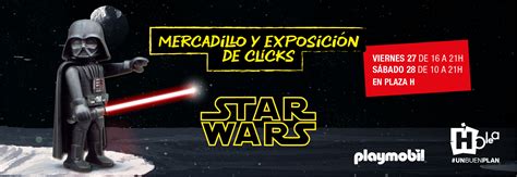 Mercadillo Y Exposición De Clicks Con Temática Star Wars En Holea