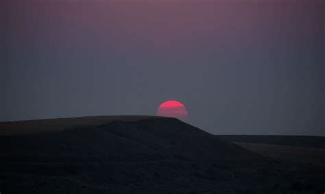 800x480 Red Sun Landscape Sunset Dark 5k 800x480 Resolution Hd 4k