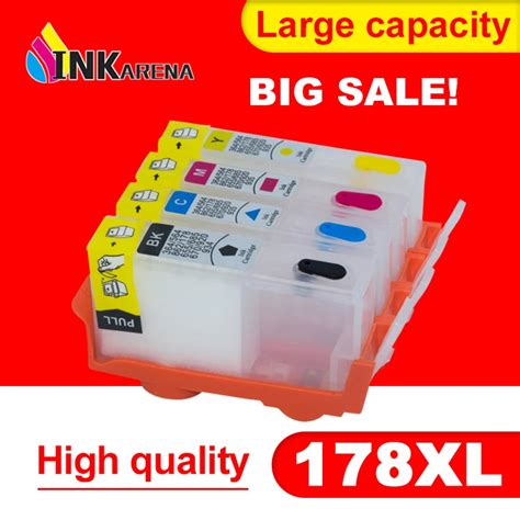 Inkarena Compatible Cartridge Replacement For Hp 178 178 Xl Refillable