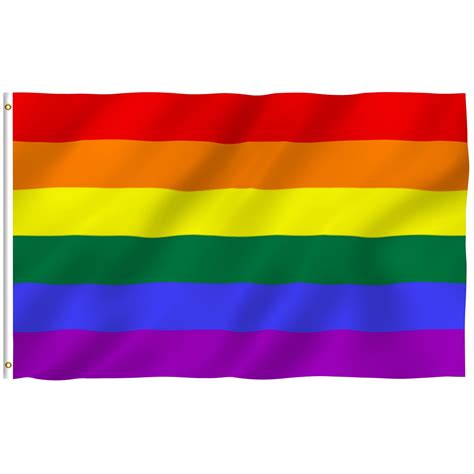 anley 3 x 5 feet rainbow pride flags gay lgbt pride day month parade lgbtq community banner