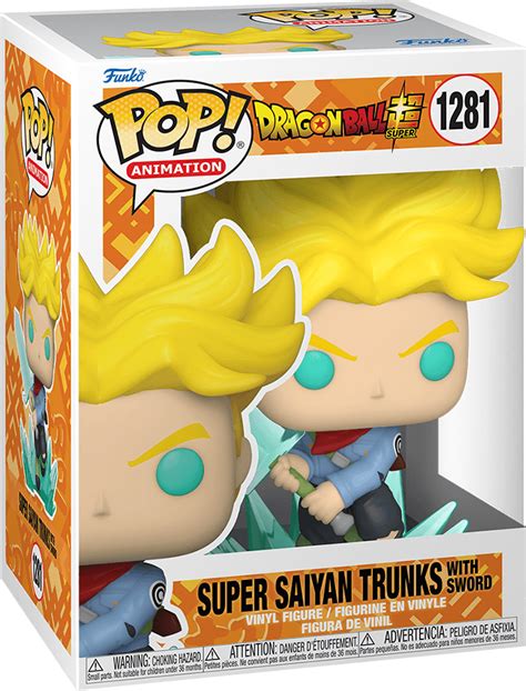 Collectables Funko Pop Animation 1281 Dragonball Super Super Saiyan Trunks With Sword
