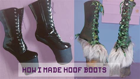 How I Made My Hoof Boots Faun Cosplay Part 1 Youtube