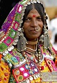 Smiling Lambani Gypsy woman with | Stock Photo