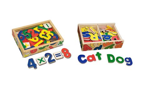 Melissa And Doug Deluxe Magnetic Letters And Numbers In A Box